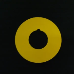 Таблички из алюминия — Табличка под кнопку "Стоп" — фото