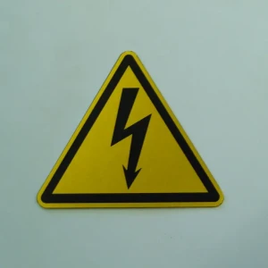 Таблички из алюминия — Знак электробезопасности — фото